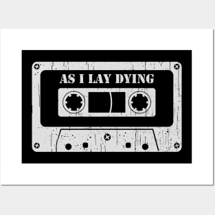 As I Lay Dying - Vintage Cassette White Posters and Art